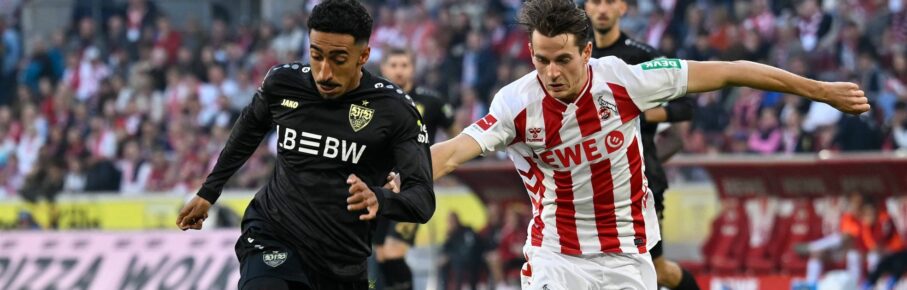 VfB Stuttgart - 1. FC Köln: Tiago Tomas und Jakub Kaminski