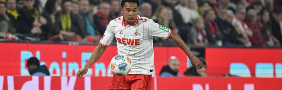 Youssoupha Niang 1.FC Koeln 07.03.2026, Fussball 1. Bundesliga, Saison 2025/2026, 25. Spieltag, 1. FC Köln - Borussia Dortmund 1:2 DFL regulations prohibit any use of photographs as image sequences and/or quasi-video Koeln RheinEnergieStadion Nordrhein Westfalen Deutschland Team2