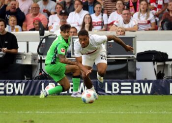 Bei Gladbach und dem VfB Stuttgart in Form: Jens Castrop und Nikolas Nartey