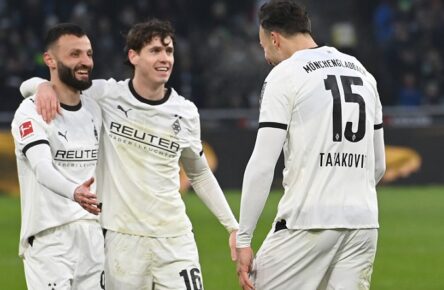 Gladbach freut sich über das erste Saisontor von Franck Honorat