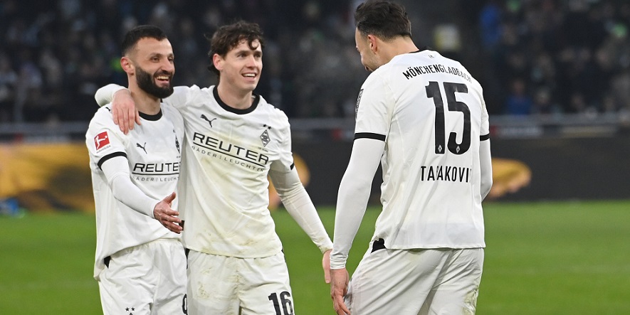 Gladbach freut sich über das erste Saisontor von Franck Honorat