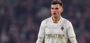 MOENCHENGLADBACH, GERMANY - FEBRUARY 7: Yannik Engelhardt of Borussia Monchengladbach looks on during the Bundesliga match between Borussia Monchengladbach and Bayer 04 Leverkusen at Borussia-Park on February 7, 2026 in Moenchengladbach, Germany. Photo by Rene Nijhuis SPO PUBLICATIONxINxGERxSUIxAUTxONLY Copyright: xRenexNijhuis/MBxMediax