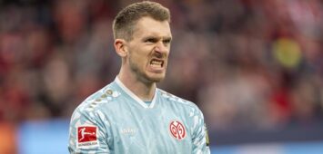 Daniel Batz FSV Mainz 05, 33 Bayer Leverkusen - 1. FSV Mainz 05, Fussball, 1.Bundesliga, GER, Leverkusen, BayArena, 28.02.2026 DFL regulations prohibit any use of photographs as image sequences and/or quasi-video. *** Daniel Batz FSV Mainz 05, 33 Bayer Leverkusen 1 FSV Mainz 05, Football, 1 Bundesliga, GER, Leverkusen, BayArena, 28 02 2026 DFL regulations prohibit any use of photographs as image sequences and or quasi video Copyright: HMBxMedia/xMarcoxBader