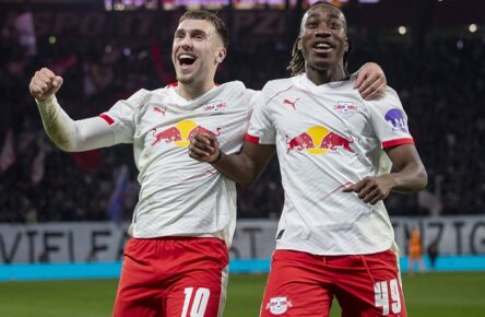 Bei RB Leipzig top, aber nicht immer konstant: Brajan Gruda und Yan Diomande