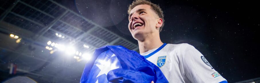 Fisnik Asllani trifft für den Kosovo in der WM-Qualifikation