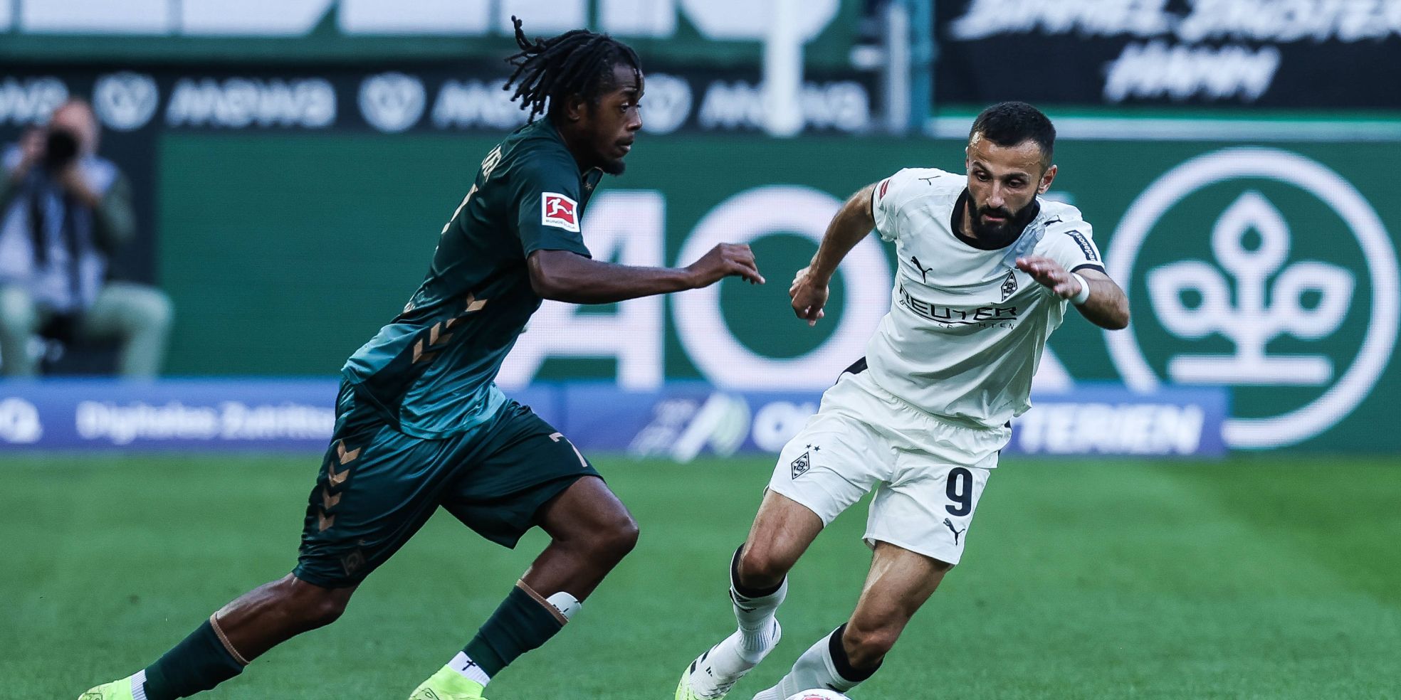 Franck Honorat im Spiel von Gladbach gegen Werder Bremen