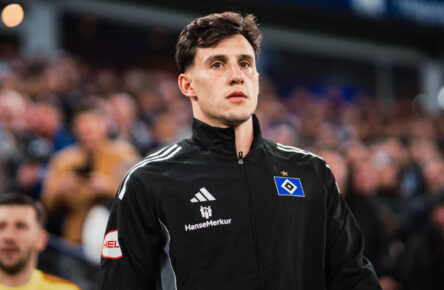 Nicolas Capaldo könnte bald wieder für den HSV auf dem Platz stehen.