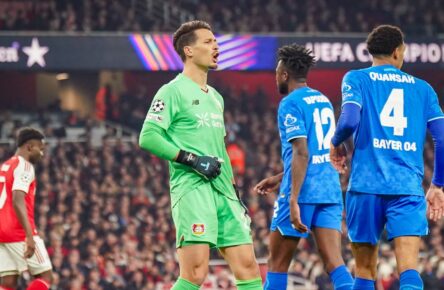 Janis Blaswich von Bayer Leverkusen