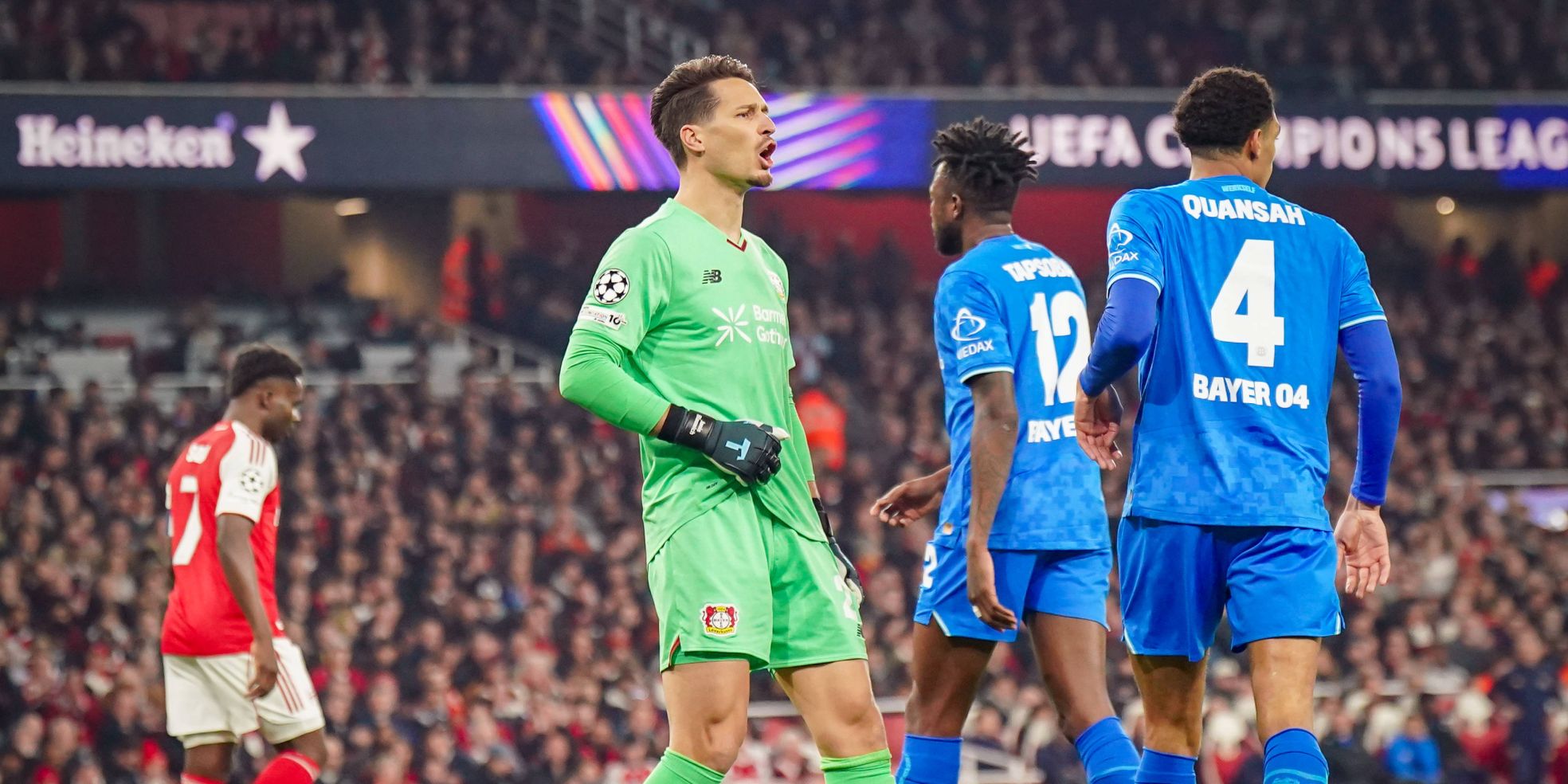 Janis Blaswich von Bayer Leverkusen