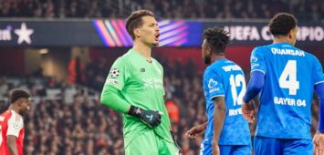 Janis Blaswich von Bayer Leverkusen