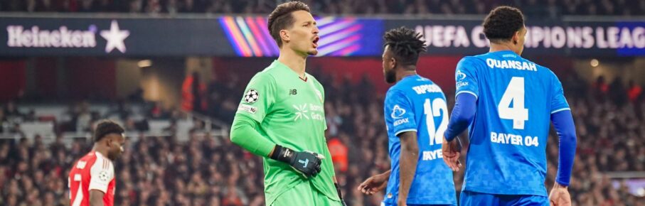 Janis Blaswich von Bayer Leverkusen