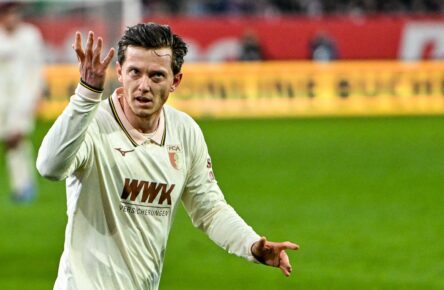 Michael Gregoritsch vom FC Augsburg