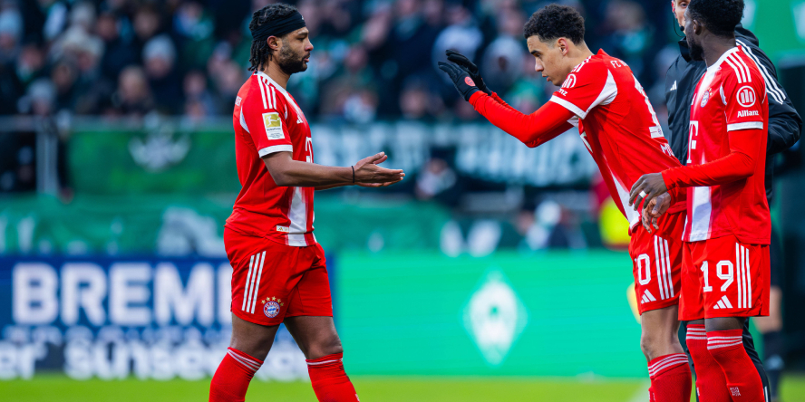 Bayern-Stars mit Stammplatzansprüchen: Jamal Musiala (r.) und Serge Gnabry