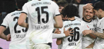 Kevin STOEGER Stöger, MG jubelt nach seinem Tor zum 1-0, jubelnd, Jubel, Begeisterung, Freude, Emotion Fussball 1. Bundesliga Saison 2025/2026, 26. Spieltag, Spieltag26, matchday26, Borussia Moenchengladbach MG - FC St. Pauli Pauli 2-0 am 13.03.2026 BORUSSIA PARK / Moenchengladbach DFL regulations prohibit any use of photographs as image sequences and/or quasi-video Â *** Kevin STOEGER Stöger, MG cheers after his goal for 1 0, jubilant, jubilation, enthusiasm, joy, emotion Football 1 Bundesliga Season 2025 2026, 26 Matchday, Matchday26, matchday26, Borussia Moenchengladbach MG FC St Pauli Pauli 2 0 on 13 03 2026 BORUSSIA PARK Moenchengladbach DFL regulations prohibit any use of photographs as image sequences and or quasi video Â