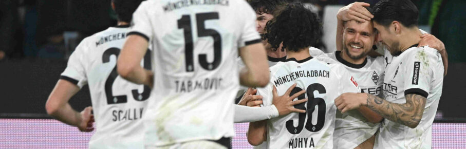 Kevin STOEGER Stöger, MG jubelt nach seinem Tor zum 1-0, jubelnd, Jubel, Begeisterung, Freude, Emotion Fussball 1. Bundesliga Saison 2025/2026, 26. Spieltag, Spieltag26, matchday26, Borussia Moenchengladbach MG - FC St. Pauli Pauli 2-0 am 13.03.2026 BORUSSIA PARK / Moenchengladbach DFL regulations prohibit any use of photographs as image sequences and/or quasi-video Â *** Kevin STOEGER Stöger, MG cheers after his goal for 1 0, jubilant, jubilation, enthusiasm, joy, emotion Football 1 Bundesliga Season 2025 2026, 26 Matchday, Matchday26, matchday26, Borussia Moenchengladbach MG FC St Pauli Pauli 2 0 on 13 03 2026 BORUSSIA PARK Moenchengladbach DFL regulations prohibit any use of photographs as image sequences and or quasi video Â