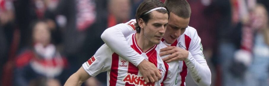 Jakub Kaminski und Said El Mala vom 1. FC Köln