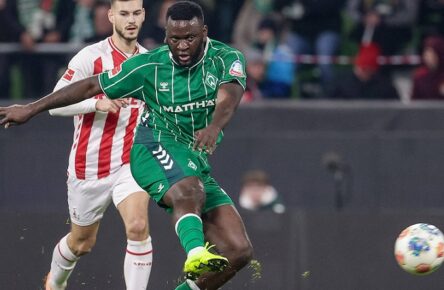 Könnte doch noch mal für Werder Bremen auflaufen: Victor Boniface (hier gegen den 1. FC Köln)