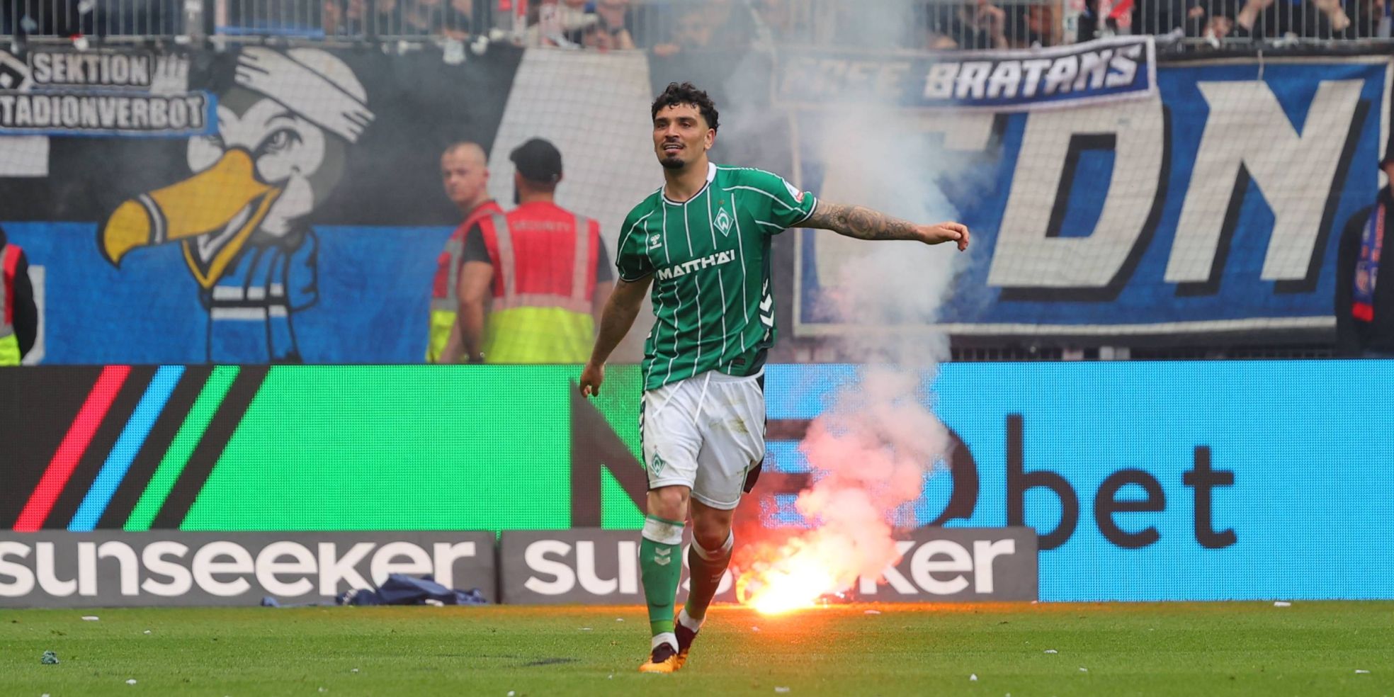 Cameron Puertas trifft für Werder Bremen gegen den HSV