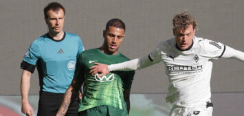 Vinicius Souza VfL Wolfsburg, Robin Hack Borussia Moenchengladbach Fussball, Herren, Saison 2025/2026, 1.Liga, Bundesliga, Volkswagenarena, VfL Wolfsburg gegen Borussia Moenchengladbach, 0-0 DFL REGULATIONS PROHIBIT ANY USE OF PHOTOGRAPHS AS IMAGE SEQUENCES AND/OR QUASI-VIDEO. *** Vinicius Souza VfL Wolfsburg , Robin Hack Borussia Moenchengladbach Football, Men, Season 2025 2026, 1 Liga, Bundesliga, Volkswagenarena, VfL Wolfsburg vs Borussia Moenchengladbach, 0 0 DFL REGULATIONS PROHIBIT ANY USE OF PHOTOGRAPHS AS IMAGE SEQUENCES AND OR QUASI VIDEO