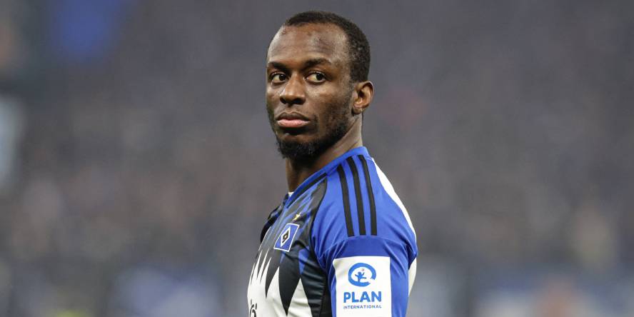 Jean-Luc Dompe wird dem HSV im Duell gegen Augsburg fehlen.