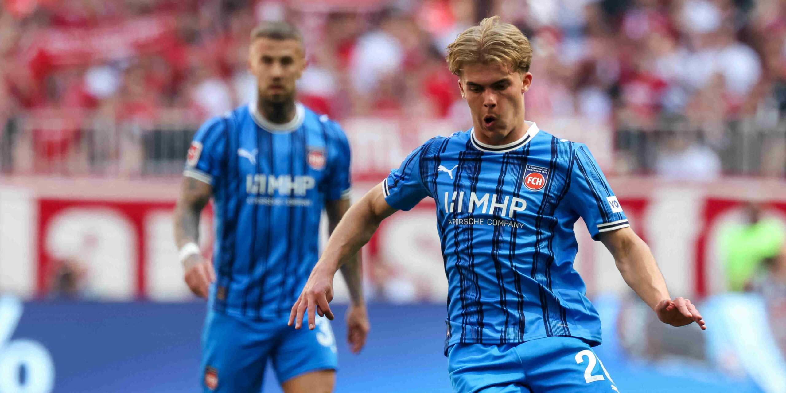 Hennes Behrens überzeugt als Leihspieler von der TSG Hoffenheim in Heidenheim.