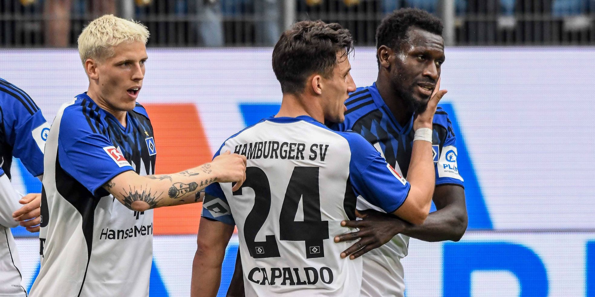 HSV: Albert Grönbaek, Nicolas Capaldo, Bakery Jatta