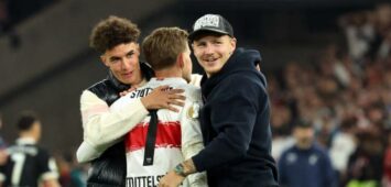 Finn Jeltsch (rechts im Bild) kann im Saisonfinale wieder beim VfB mitwirken.