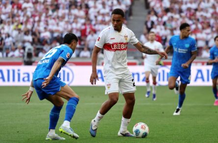 Nikolas Nartey vom VfB Stuttgart