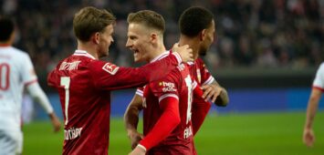 Chris Führich und Maximilian Mittelstädt vom VfB Stuttgart