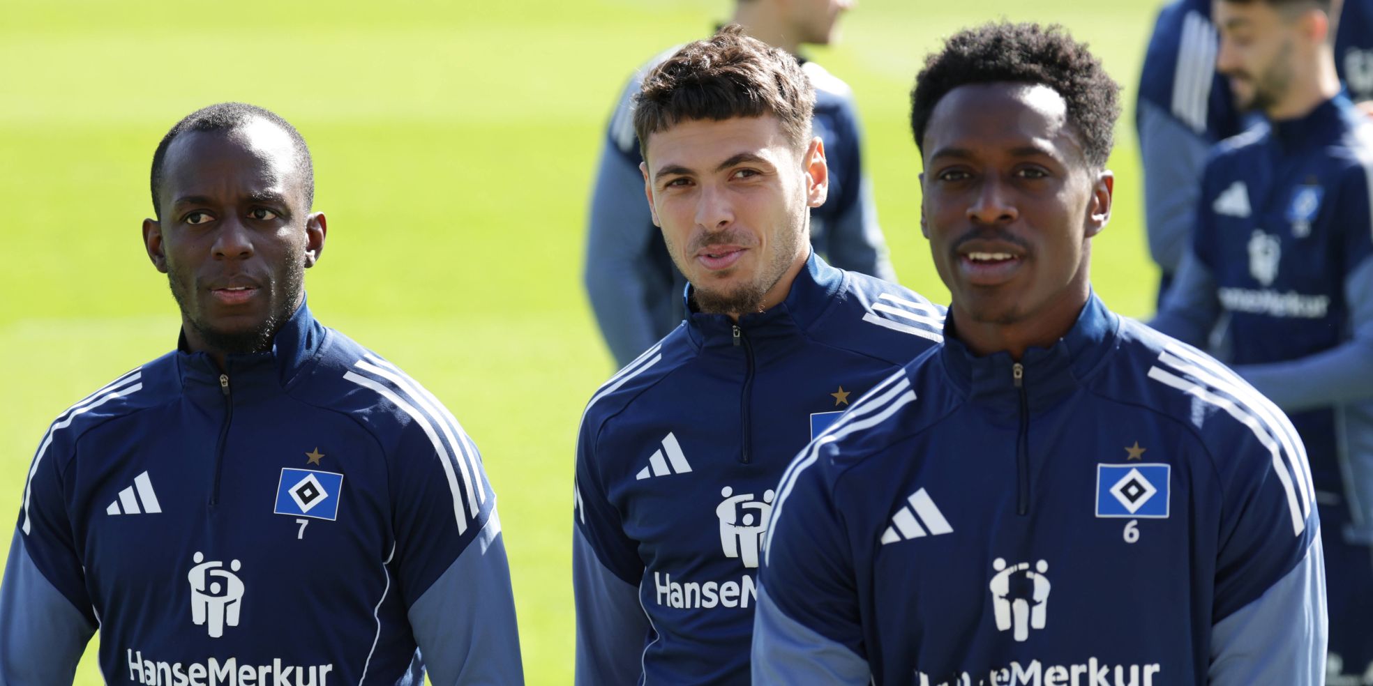 HSV: Jean-Luc Dompe, William Mikelbrencis, Albert Sambi Lokonga