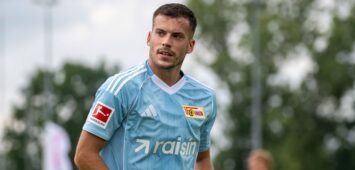 Fußball, Herren, Saison 2025/2026, Testspiel, SV Grün-Weiss Ahrensfelde - 1. FC Union Berlin 0:5, Laszlo Benes 1. FC Union, 13.07. 2025, *** Soccer, Men, Season 2025 2026, Test match, SV Grün Weiss Ahrensfelde 1 FC Union Berlin 0 5 , Laszlo Benes 1 FC Union , 13 07 2025, Copyright: xMatthiasxKochx