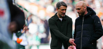 Niko Kovac Borussia Dortmund, Trainer, Ole Book Borussia Dortmund, Sportdirektor GER, SV Werder Bremen vs. Borussia Dortmund, Fussball, Bundesliga, Spieltag 30, Spielzeit 2025/2026, 16.05.2026 DFL REGULATIONS PROHIBIT ANY USE OF PHOTOGRAPHS AS IMAGE SEQUENCES AND/OR QUASI-VIDEO GER, SV Werder Bremen vs. Borussia Dortmund, Fussball, Bundesliga, Spieltag 30, Spielzeit 2025/2026, 16.05.2026 Bremen *** Niko Kovac Borussia Dortmund, Coach , Ole Book Borussia Dortmund, Sports Director GER, SV Werder Bremen vs Borussia Dortmund, Football, Bundesliga, Matchday 30, Season 2025 2026, 16 05 2026 DFL REGULATIONS PROHIBIT ANY USE OF PHOTOGRAPHS AS IMAGE SEQUENCES AND OR QUASI VIDEO GER, SV Werder Bremen vs Borussia Dortmund, Football, Bundesliga, Matchday 30, Season 2025 2026, 16 05 2026 Bremen Copyright: xEibner-Pressefoto/MarcelxvonxFehrnx EP_MFN