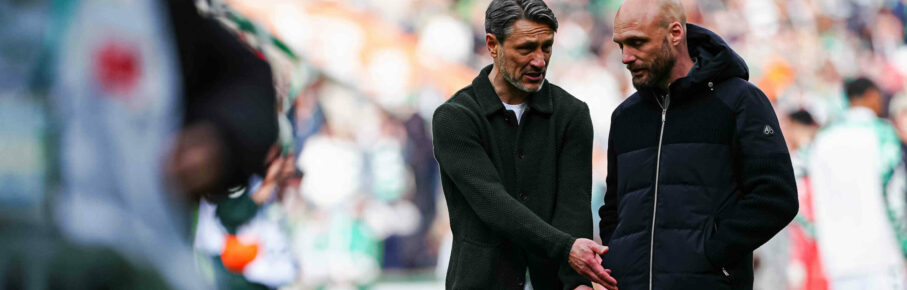Niko Kovac Borussia Dortmund, Trainer, Ole Book Borussia Dortmund, Sportdirektor GER, SV Werder Bremen vs. Borussia Dortmund, Fussball, Bundesliga, Spieltag 30, Spielzeit 2025/2026, 16.05.2026 DFL REGULATIONS PROHIBIT ANY USE OF PHOTOGRAPHS AS IMAGE SEQUENCES AND/OR QUASI-VIDEO GER, SV Werder Bremen vs. Borussia Dortmund, Fussball, Bundesliga, Spieltag 30, Spielzeit 2025/2026, 16.05.2026 Bremen *** Niko Kovac Borussia Dortmund, Coach , Ole Book Borussia Dortmund, Sports Director GER, SV Werder Bremen vs Borussia Dortmund, Football, Bundesliga, Matchday 30, Season 2025 2026, 16 05 2026 DFL REGULATIONS PROHIBIT ANY USE OF PHOTOGRAPHS AS IMAGE SEQUENCES AND OR QUASI VIDEO GER, SV Werder Bremen vs Borussia Dortmund, Football, Bundesliga, Matchday 30, Season 2025 2026, 16 05 2026 Bremen Copyright: xEibner-Pressefoto/MarcelxvonxFehrnx EP_MFN