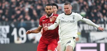 Gladbach-Verteidiger Nico Elvedi im Spiel Borussia Mönchengladbach - VfB Stuttgart