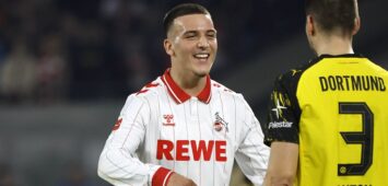 Köln, Deutschland, 1. Fussball Bundesliga Saison 2025 / 2026 25.Spieltag 1.FC Köln vs. Borussia Dortmund 1:2 am 07. 03. 2026 in der Rhein Energie -Stadion in Köln Said EL MALA FC li.- und Waldemar ANTON BVB re.- *** Cologne, Germany, 1 Soccer Bundesliga Season 2025 2026 25 Matchday 1 FC Köln vs Borussia Dortmund 1 2 on 07 03 2026 at Rhein Energie Stadion in Cologne Said EL MALA FC left and Waldemar ANTON BVB right