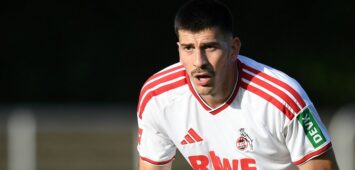 23.07.2026, xophax, Fussball 1.Bundesliga, 1.FC Koeln Freundschaftsspiel in der Beklau Arena Bergisch Gladbach. SV Bergisch Gladbach gegen 1.FC Köln . Luka Lochoshvili  1.FC Köln  Koeln *** July 23, 2026, xophax, Soccer, Bundesliga 1, 1. FC Köln Friendly Match at the Beklau Arena in Bergisch Gladbach: SV Bergisch Gladbach vs. 1. FC Köln, Luka Lochoshvili, 1. FC Köln, Cologne