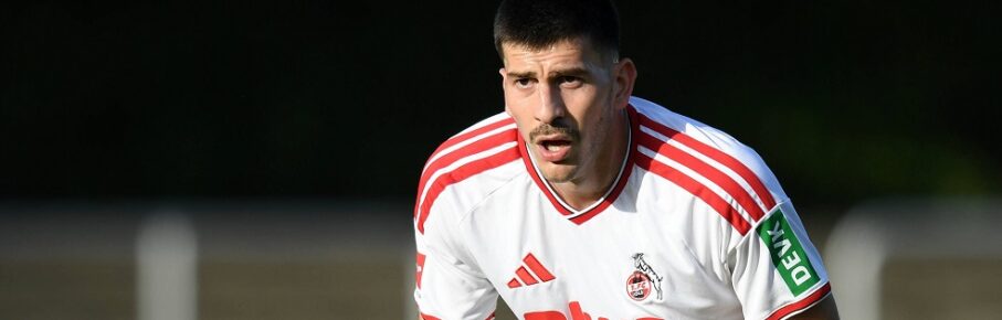 23.07.2026, xophax, Fussball 1.Bundesliga, 1.FC Koeln Freundschaftsspiel in der Beklau Arena Bergisch Gladbach. SV Bergisch Gladbach gegen 1.FC Köln . Luka Lochoshvili  1.FC Köln  Koeln *** July 23, 2026, xophax, Soccer, Bundesliga 1, 1. FC Köln Friendly Match at the Beklau Arena in Bergisch Gladbach: SV Bergisch Gladbach vs. 1. FC Köln, Luka Lochoshvili, 1. FC Köln, Cologne