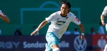 Koki Machida Hoffenheim  GER, FC Hansa Rostock vs. TSG Hoffenheim, Fußball, Männer, DFB-Pokal, 1.Runde, Spielzeit 2025/2026, 16.08.2025 Rostock Ostseestadion Mecklenburg - Vorpommern Deutschland *** Koki Machida Hoffenheim GER, FC Hansa Rostock vs TSG Hoffenheim, Football, Men, DFB Cup, 1 Round, Season 2025 2026, 16 08 2025 Rostock Ostseestadion Mecklenburg Vorpommern Germany
