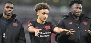Eliesse Ben Seghir von Bayer 04 Leverkusen