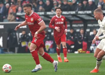 Ermedin Stuttgart vom VfB Stuttgart gegen Gladbach
