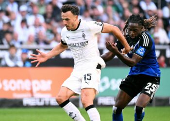 Haris Tabakovic im Spiel Gladbach - HSV