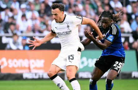 Haris Tabakovic im Spiel Gladbach - HSV