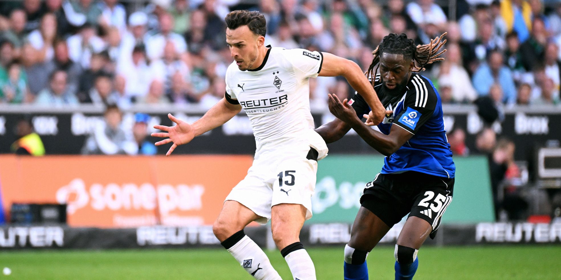 Haris Tabakovic im Spiel Gladbach - HSV
