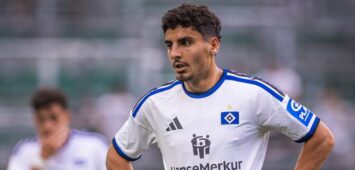 Neuzugang Martin Adeline bei einem Testspiel des HSV gegen Rapid Wien.