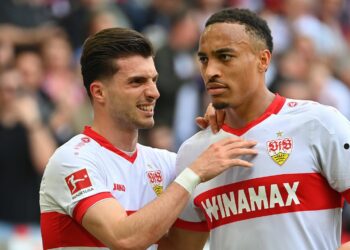 VfB Stuttgart: Leonidas Stergiou und Jamie Leweling