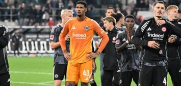 27.09.2025, xjhx, Fussball 1.Bundesliga, Borussia Moenchengladbach - Eintracht Frankfurt v.l. Jonathan Jonny Burkardt Eintracht Frankfurt Kaua Santos Eintracht Frankfurt Robin Koch Eintracht Frankfurt DFL/DFB REGULATIONS PROHIBIT ANY USE OF PHOTOGRAPHS as IMAGE SEQUENCES and/or QUASI-VIDEO Moenchengladbach *** 27 09 2025, xjhx, Soccer 1 Bundesliga, Borussia Moenchengladbach Eintracht Frankfurt v l Jonathan Jonny Burkardt Eintracht Frankfurt Kaua Santos Eintracht Frankfurt Robin Koch Eintracht Frankfurt DFL DFB REGULATIONS PROHIBIT ANY USE OF PHOTOGRAPHS as IMAGE SEQUENCES and or QUASI VIDEO Moenchengladbach