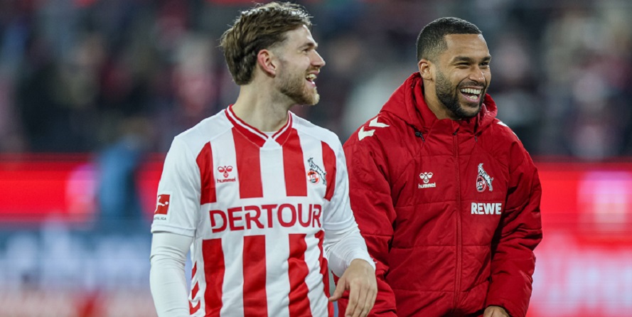 Gewinner der Vorbereitung: Linton Maina scheint im Duell den Stammplatz beim 1. FC Köln die Nase vor Jan Thielmann zu haben