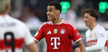 Fussball, Herren, DFB-Pokal Finale, Saison 2025/2026, FC Bayern München - VFB Stuttgart, Olympiastadion Berlin Jamal Musiala FC Bayern München grinsend, Mimik, Gesichtsausdruck, Kopf, Oberkörper DFB, DFL regulations prohibit any use of photographs as image sequences and/or quasi-video *** Football, Men, DFB Cup Final, Season 2025 2026, FC Bayern Munich VFB Stuttgart, Olympiastadion Berlin Jamal Musiala FC Bayern Munich grinning, facial expression, head, upper body DFB, DFL regulations prohibit any use of photographs as image sequences and or quasi video