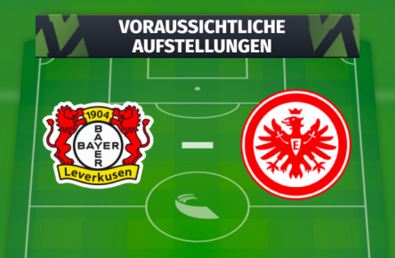 Bayer 04 Leverkusen - Eintracht Frankfurt: Voraussichtliche Aufstellungen