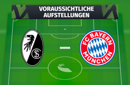 SC Freiburg - FC Bayern München: Voraussichtliche Aufstellungen